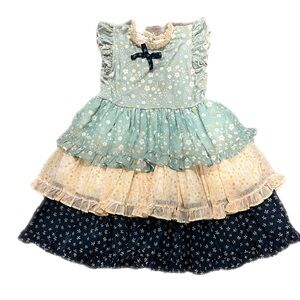 Oakley Twirl Dress In Shades Of Blue Sz 7